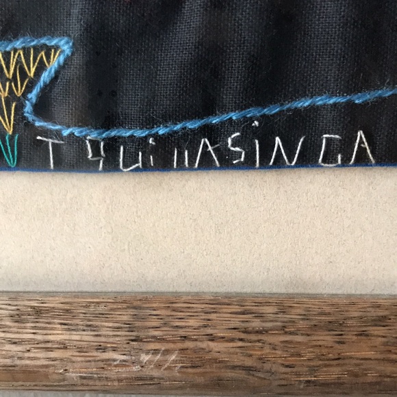 Handmade framed sewn tapestry!💗💙❤️💚💛🧡 - Picture 9 of 11